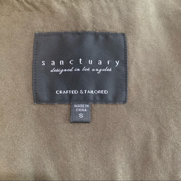 Sanctuary Anorak Olive Green Vest - Picture 4 of 4
